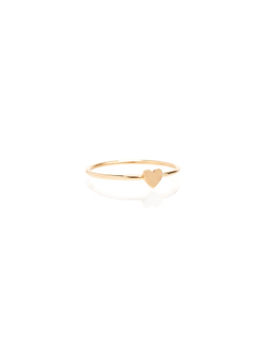 14k Itty Bitty Heart Ring