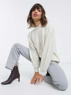 Y.a.s Sweater In Brushed Knit