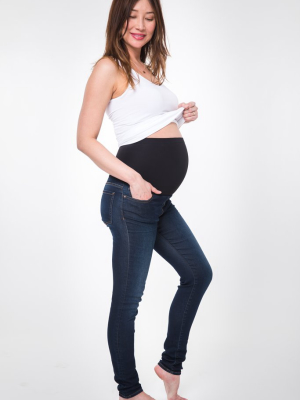 Soho Skinny Over The Belly Maternity Jean
