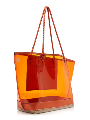 Large Espadrille Pvc Tote