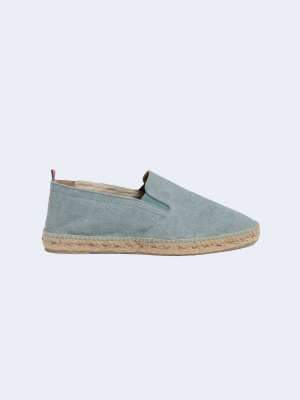 Joel Canvas Shoe In Water Blue