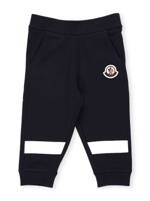 Moncler Enfant Logo Patch Track Pants