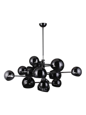 Modern Stellae Chandelier - Black