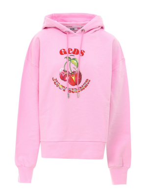 Gcds Basic Fruit Print Hoodie