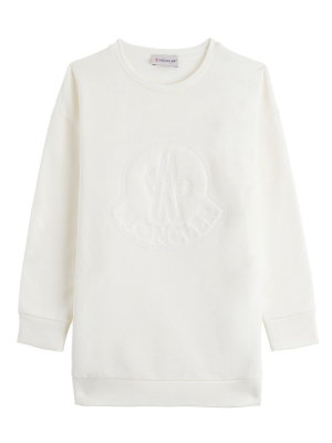 Moncler Enfant Logo Embroidered Sweatshirt