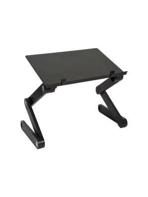 Workez Professional Adjustable Laptop Stand & Lap Desk Black - Uncaged Ergonomics