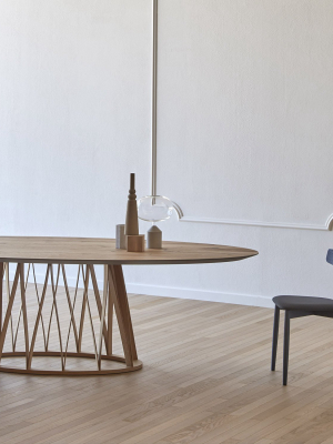 Acco Oval Dining Table: Small