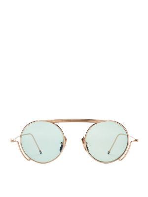 Thom Browne Eyewear Round Frame Sunglasses