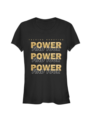 Junior's Project Power Find Your Superpower T-shirt