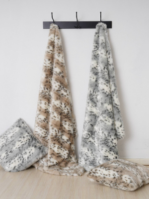 Snow Leopard Faux Fur Collection - Evergrace