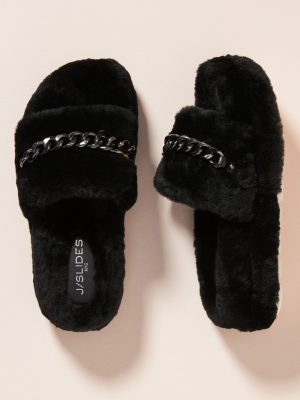 J/slides Billie Shearling Slippers