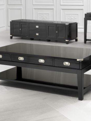 Eichholtz Military Coffee Table - Black