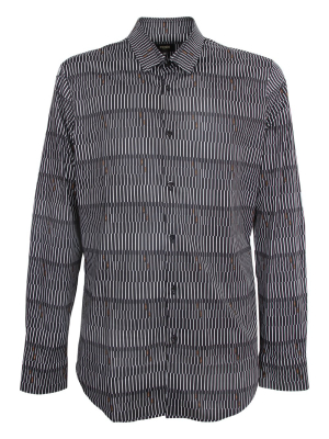 Fendi Striped Logo Shirt