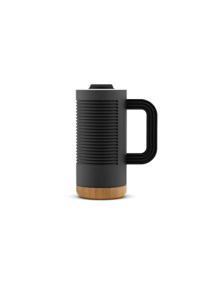 Ello 16oz Ceramic Linden Travel Mug Black