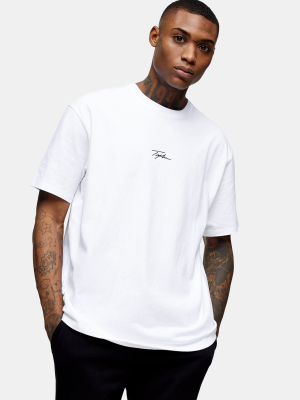 Signature White Logo T-shirt