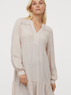 Mama Lace-trimmed Tunic