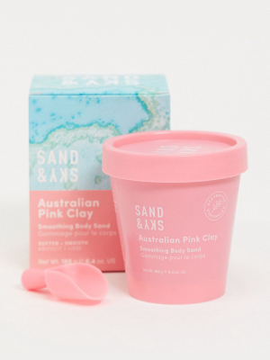 Sand & Sky Australian Pink Clay Smoothing Body Sand 180g