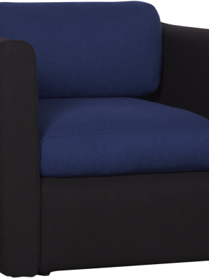 Hay Hackney Armchair - Blue/black