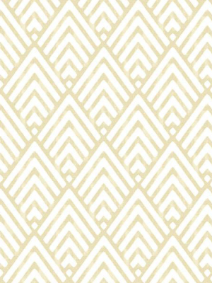 Vertex Gold Diamond Geometric Wallpaper From The Symetrie Collection By Brewster Home Fashions