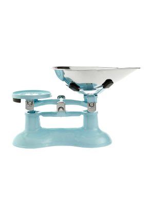 Scales Traditional Light Blue With Chrome Pan