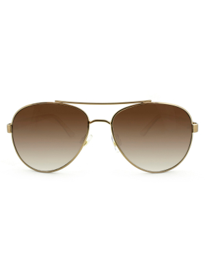 Women's Aviator Sunglasses - A New Day™ Bronze