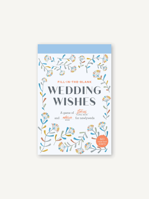 Fill-in-the-blank Wedding Wishes