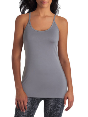 H Halston Studio Y Back Tank Top