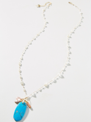 Lise Turquoise Pendant Necklace