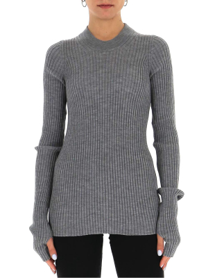 Maison Margiela Rib Knit Crewneck Jumper