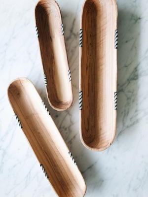 Connected Goods Olive Wood Appetizer Tray Set