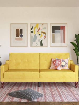 Beatrice Coil Futon Convertible Sofa Bed And Couch - Novogratz