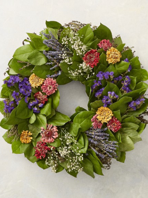 Zinnia Wreath