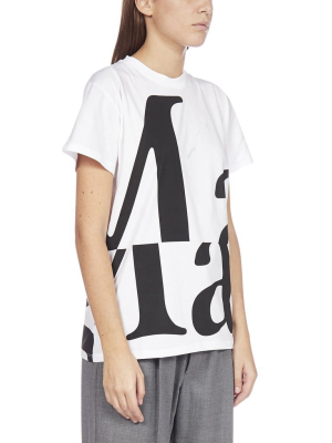 Maison Margiela Maxi Logo Print T-shirt