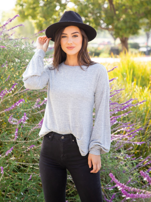 The Felicity Top - Gray