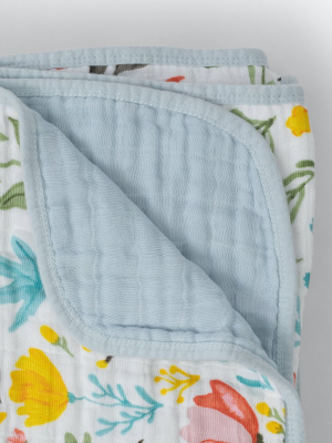 Original Cotton Muslin Quilt - Meadow