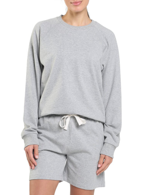 Comfy Dreamer Organic Sweatshirt In Grey