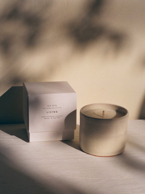 Living Candle / Available In White & Terracotta