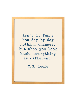 C.s. Lewis Quote A