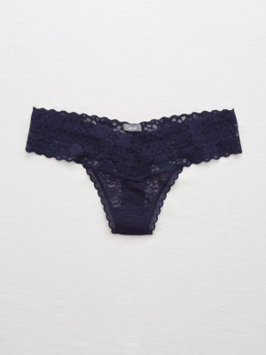 Aerie Lace Thong Underwear