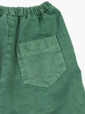 Leo Trousers Recycled Cotton Twill Green