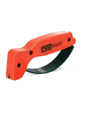 Accusharp Knife And Tool Sharpener 014c Blaze Orange