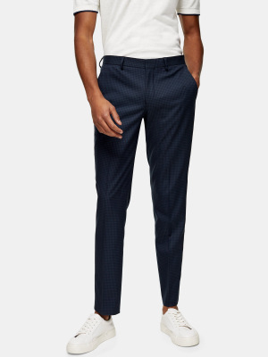 Selected Homme Blue Check Trousers