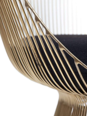 Platner Dining Chair - Gold