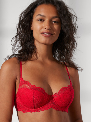 Padded Underwire Lace Bra