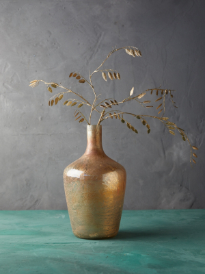 Gold Luster Vase