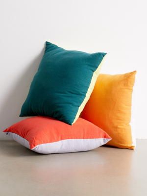 Urban Renewal Reversible Linen Throw Pillow