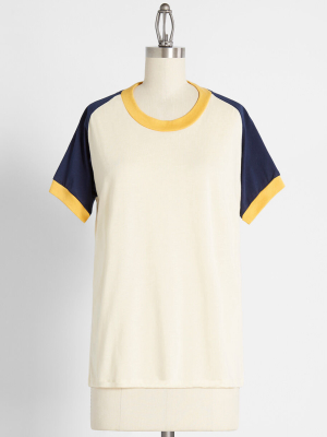 Modcloth X Camp Collection Bound For The Ballpark Tee