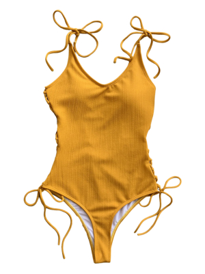 'addison' Side Lace Up Swimsuit (3 Colors)