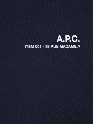 A.p.c. Logo Print Hoodie