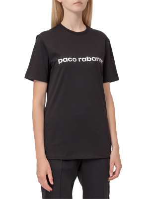 Paco Rabanne Logo Printed T-shirt